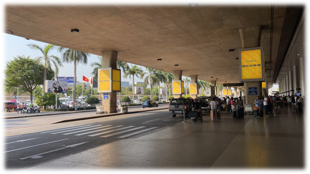 東南アジアの空港の写真